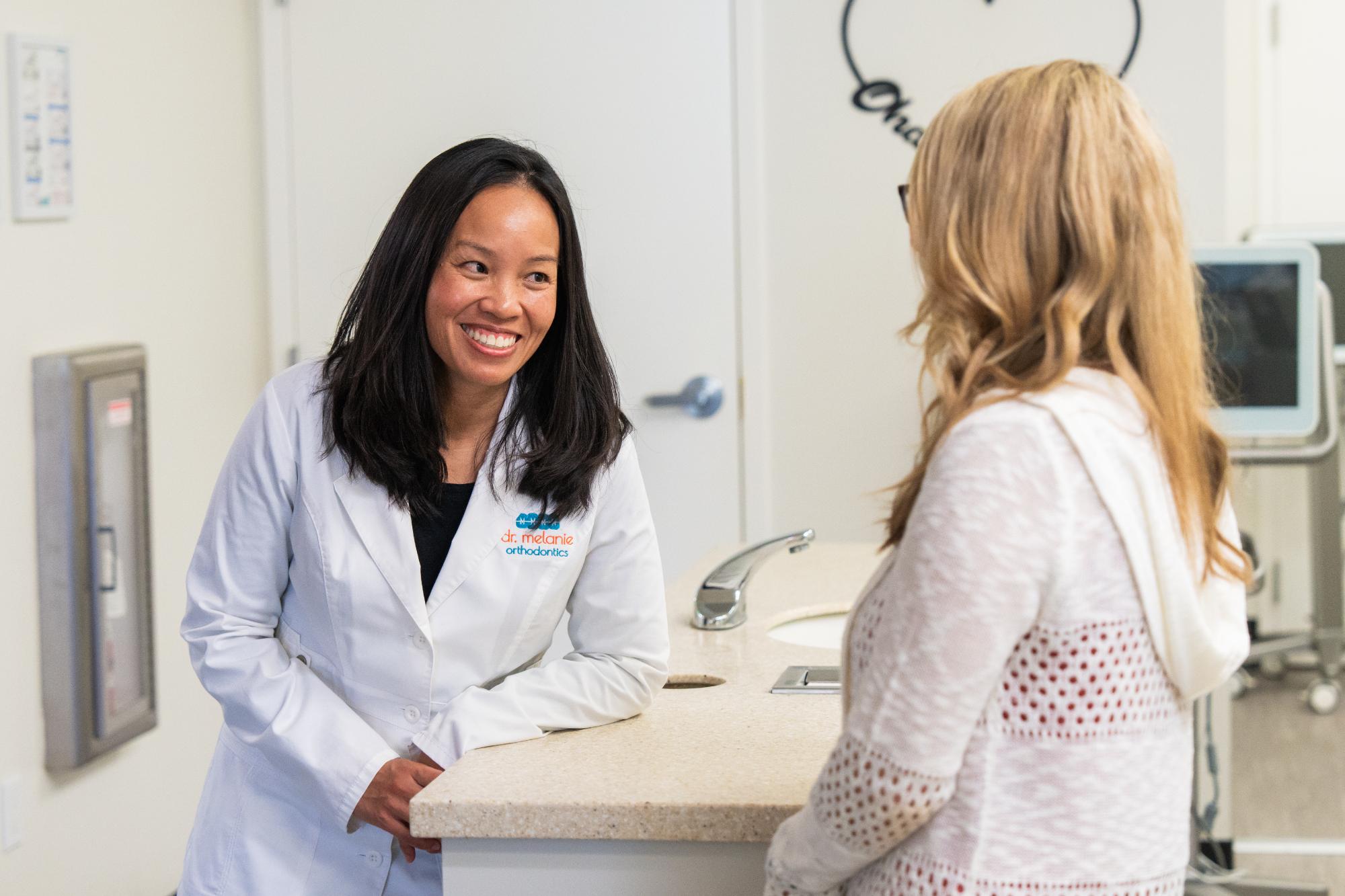 dr-melanie-patient-interaction-09523 orthodontist rancho santa fe